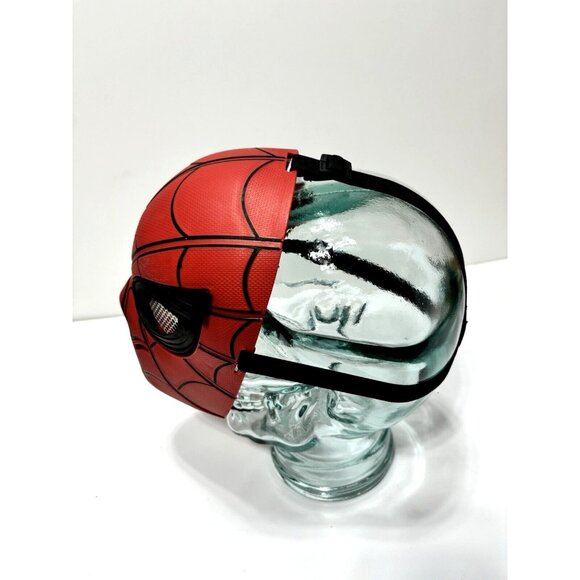Spiderman Mask Full Face Cover Costume, Red, GUC As Is Doesn’t Function Properly - Picture 5 of 12